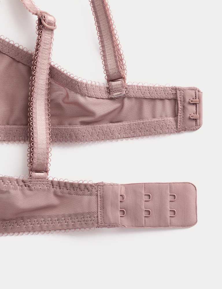 2 Pack Jasmine Lace Wired Balcony Bras Set A-E 6 of 6