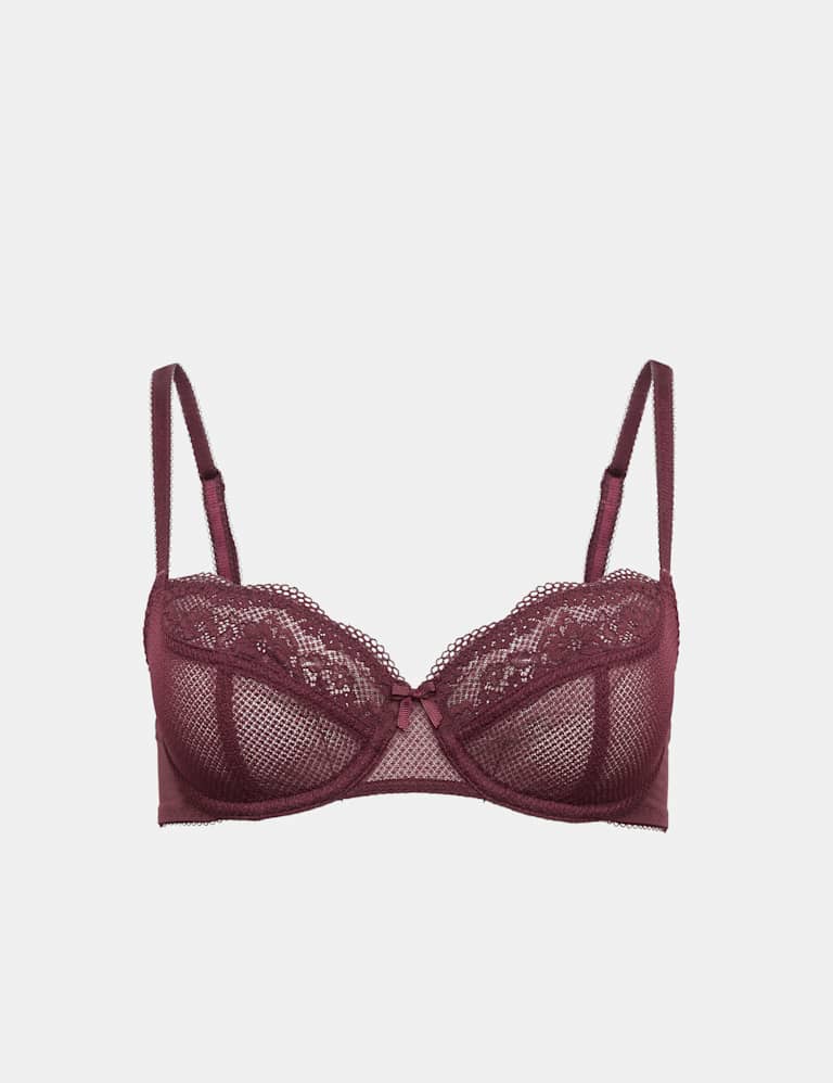 Jasmine Lace Wired Balcony Bra Set A-E 2 of 6