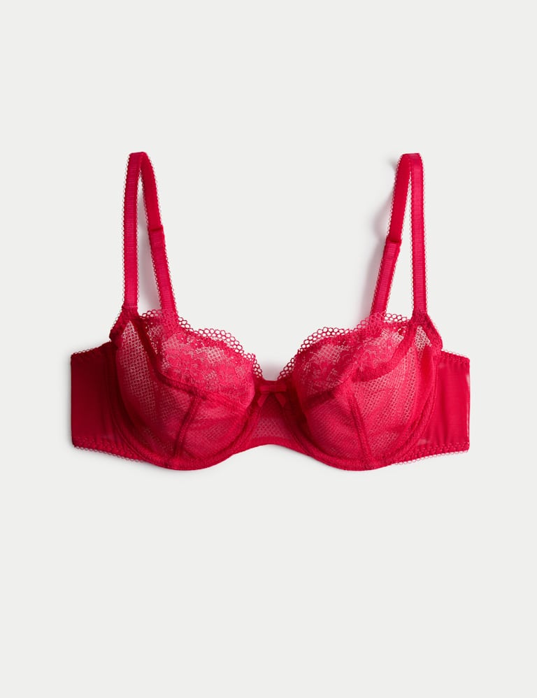 Jasmine Lace Wired Balcony Bra Set A-E 2 of 6