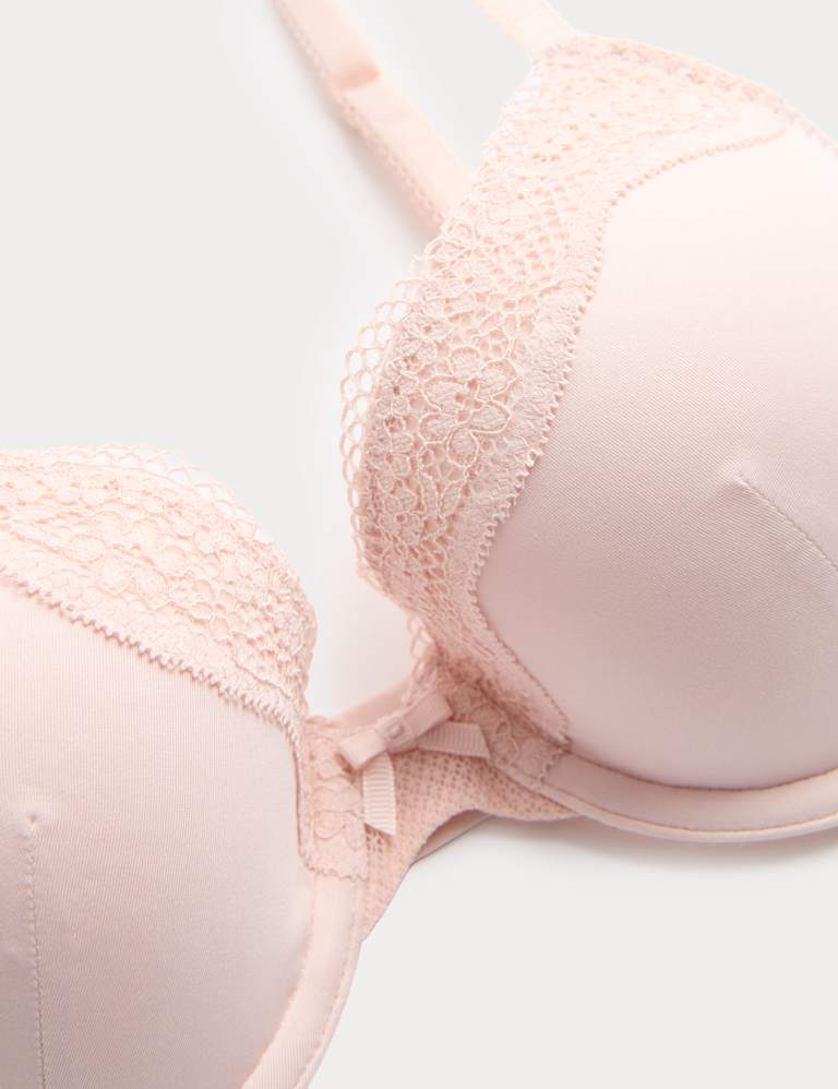 Jasmine Lace Wired Demi Cup Bra Set A-E 4 of 6