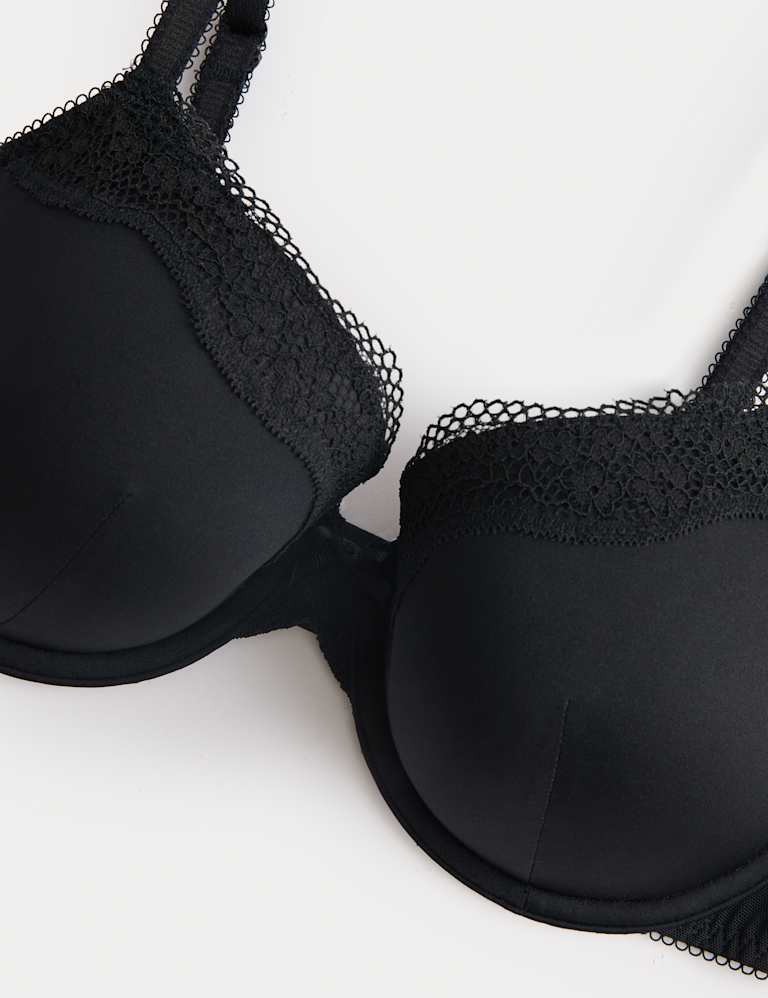 Jasmine Lace Wired Demi Cup Bra Set A-E 3 of 5