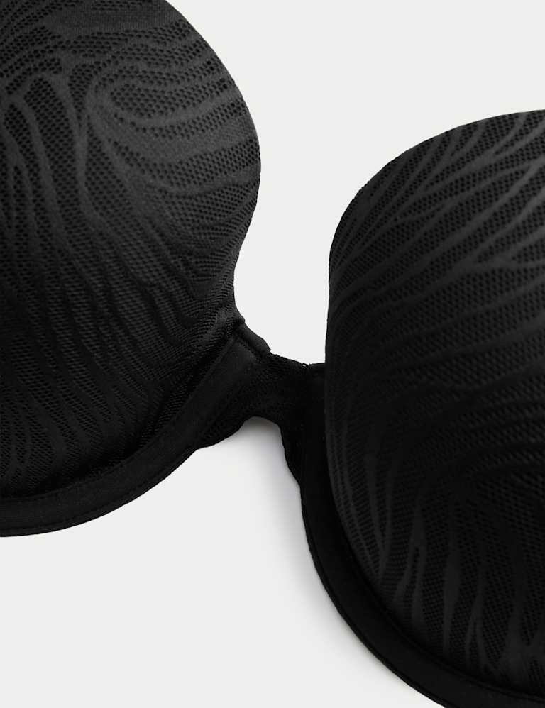 Body Lace Wired Demi Cup Bra Set A-E 4 of 6