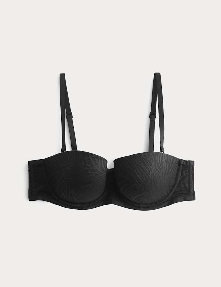 Body Lace Wired Strapless Bra Set A-E 1 of 6
