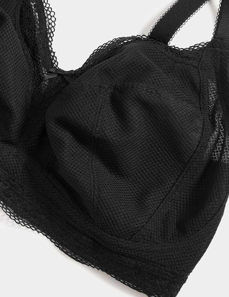 Jasmine Lace Trim Non Wired Bralette Set F+ 4 of 6