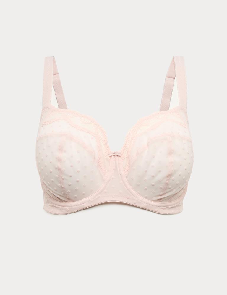 Mesh Wired Extra Support Bra Set F-J 2 of 6