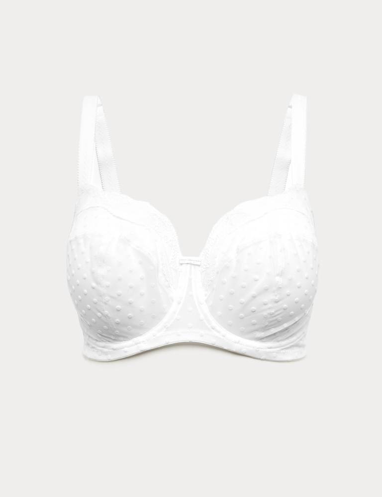 Mesh Wired Extra Support Bra Set F-J 2 of 6