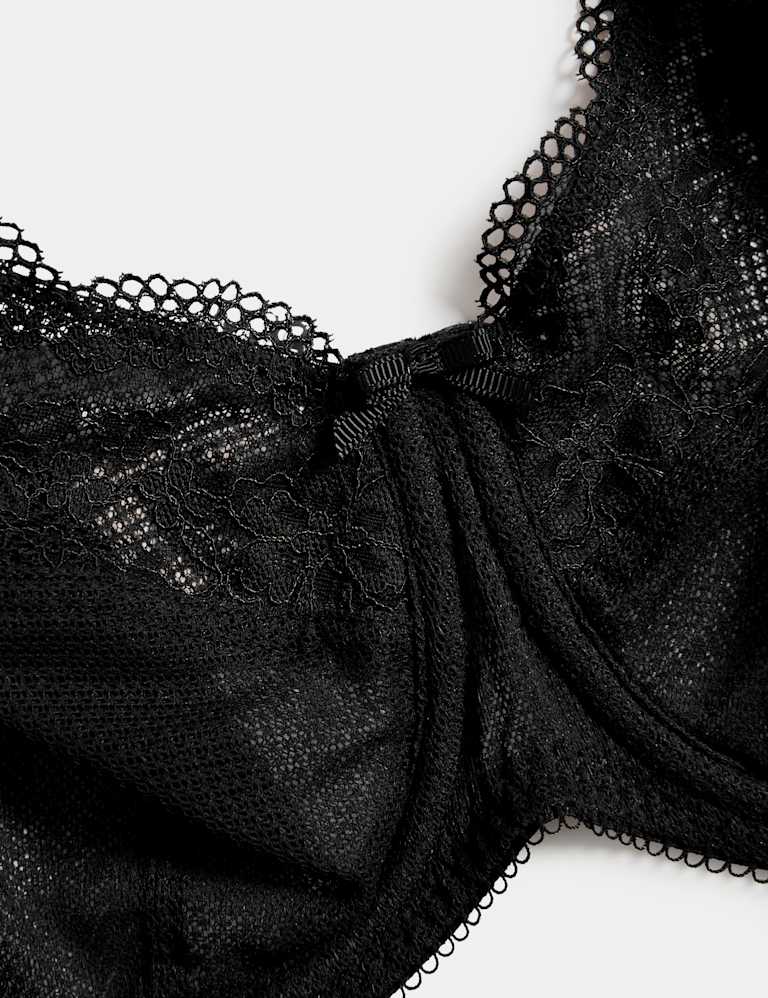 Jasmine Lace Wired Balcony Bra Set F-H 4 of 6