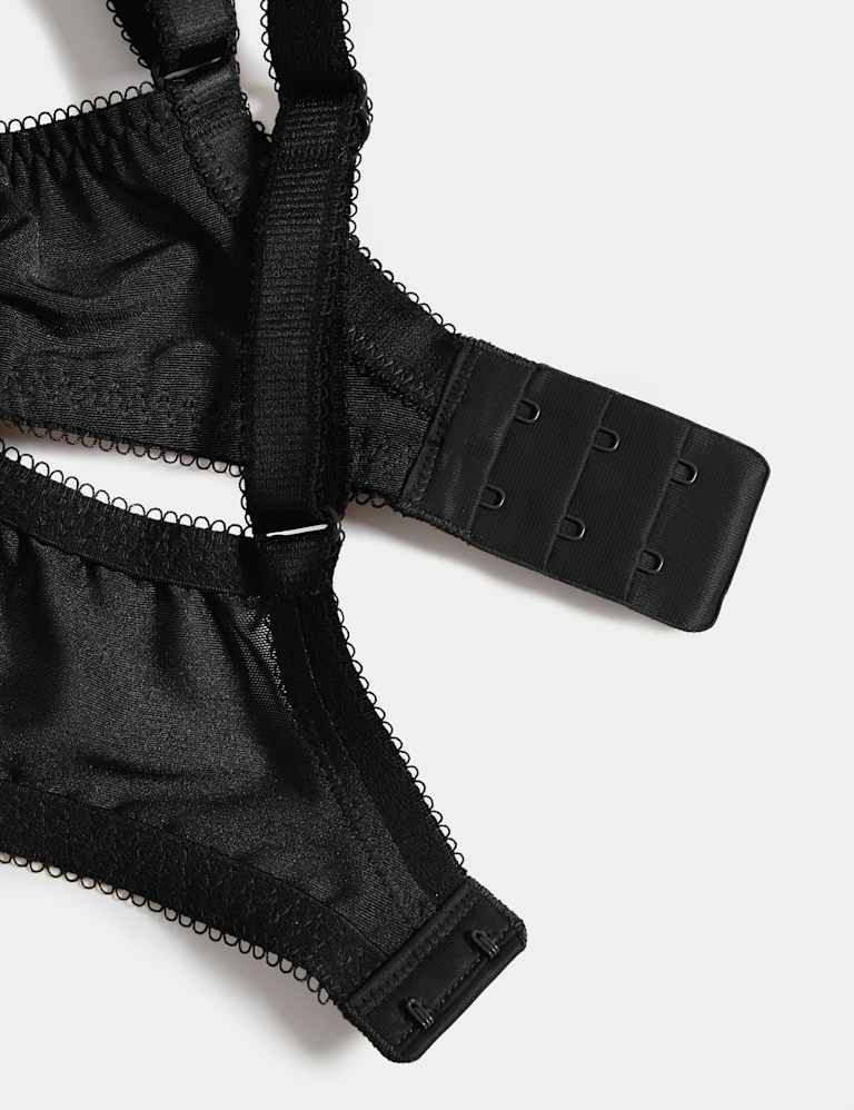 Jasmine Lace Wired Balcony Bra Set F-H 6 of 6