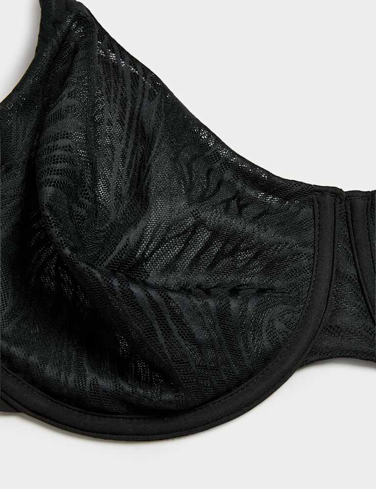 Body Lace Wired Minimiser Bra Set C-H 4 of 6