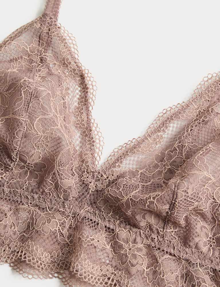 Jasmine Lace Non Wired Longline Bralette Set A-E 4 of 6