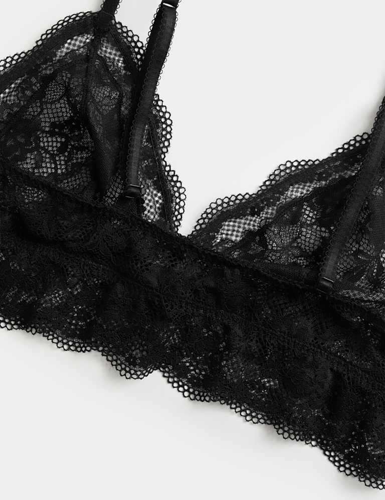 Jasmine Lace Non Wired Longline Bralette Set A-E 6 of 6