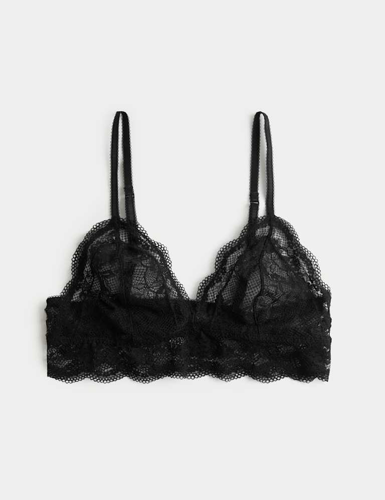 Jasmine Lace Non Wired Longline Bralette Set A-E 2 of 6