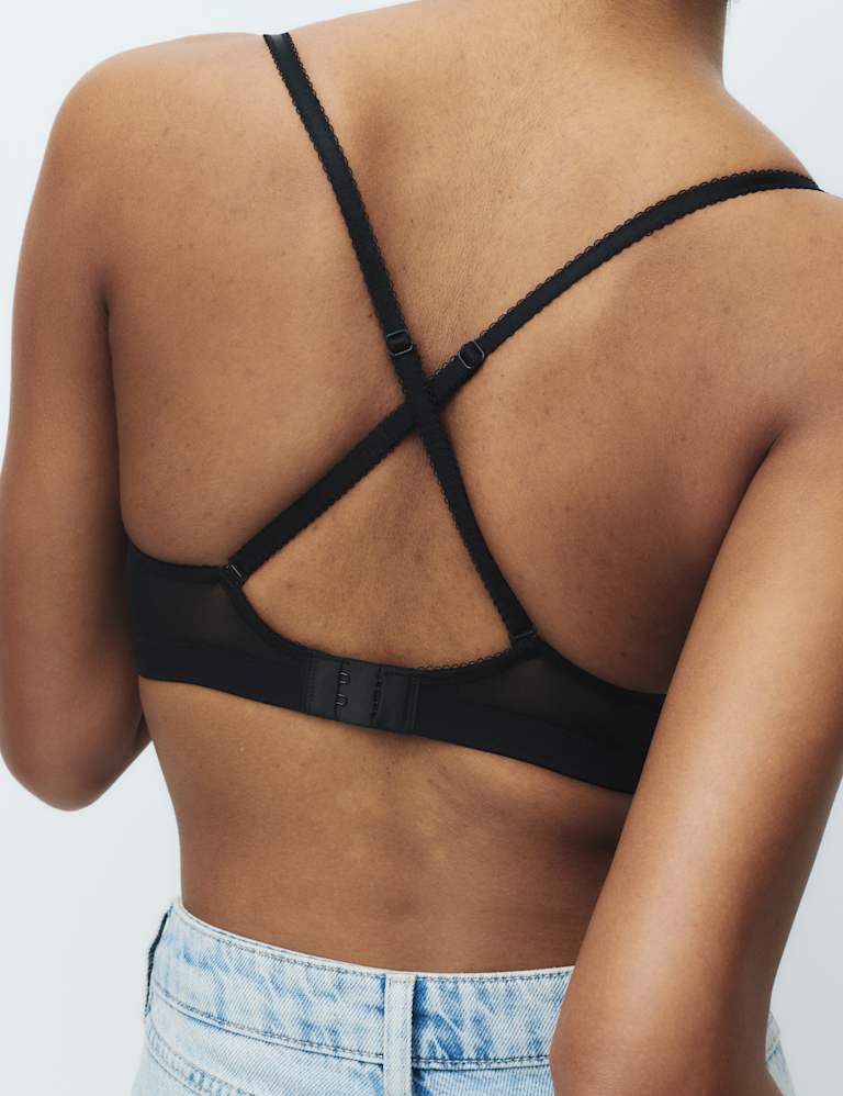 Jasmine Lace Non Wired Plunge Bra Set A-E 6 of 6