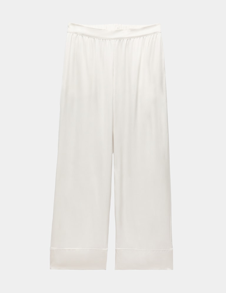 Sheer Pyjama Top with Cashmere & Bottom Set 2 of 6