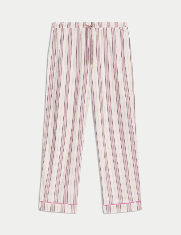 Pure Cotton Striped Pyjama Bottoms 3 of 6