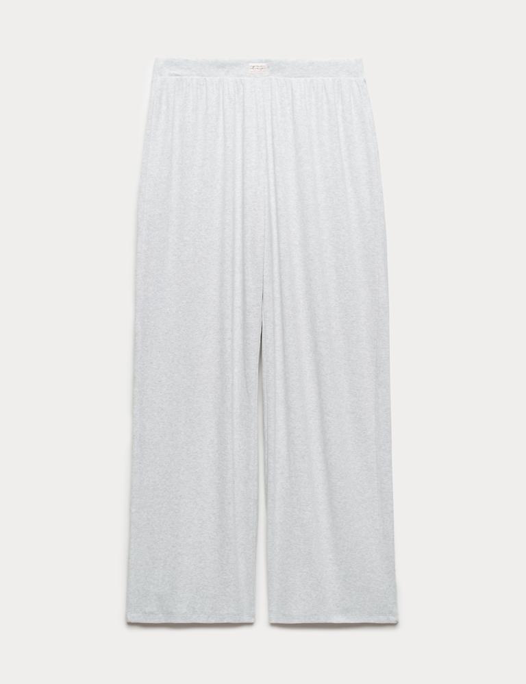 Cotton Rich Ribbed Button Down Pyjama Top & Bottom Set 2 of 6