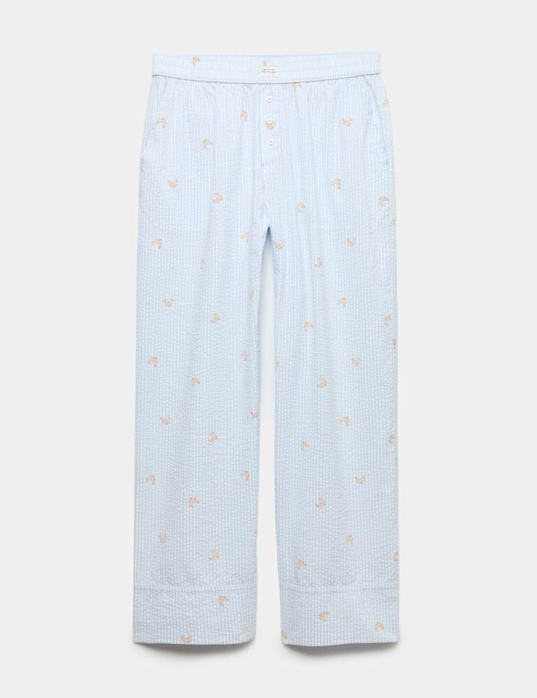 Cotton Modal Ribbed Pyjama T-Shirt Set 2 of 6
