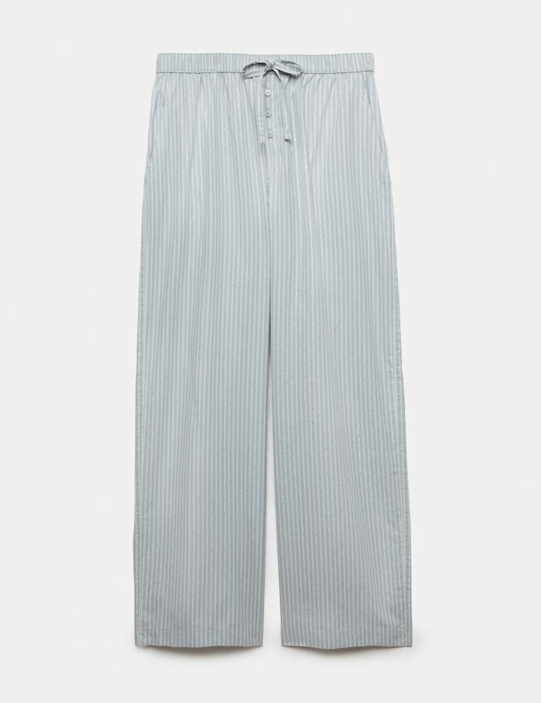 Pure Cotton Embellished Pyjama Shirt & Bottom Set 2 of 6