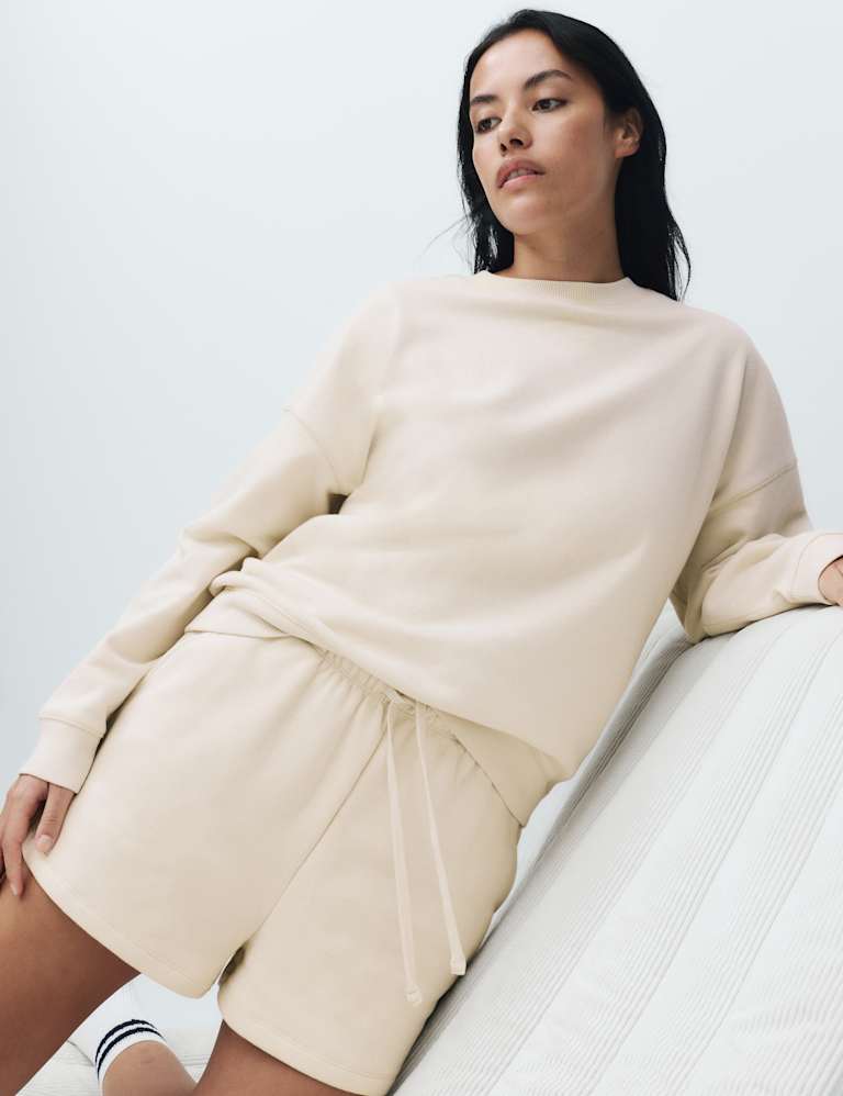 Cotton Rich Brushback Sweatshirt Set 6 of 6