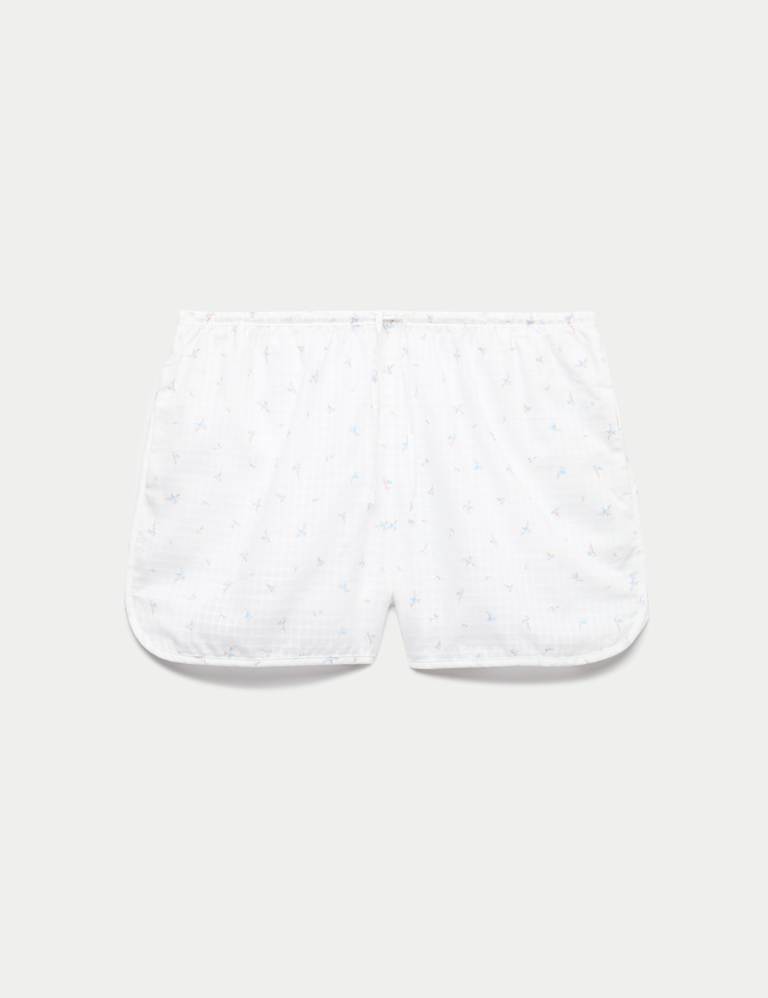 Pure Cotton Dobby Grid Ditsy Print Cami Top Set 2 of 6