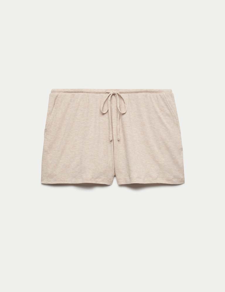 Modal Rich Ribbed Cami Pyjama Top Set 2 of 6