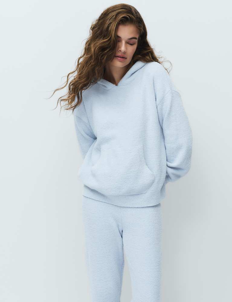 Cosy Bouclé Knit Hoodie Set 5 of 6