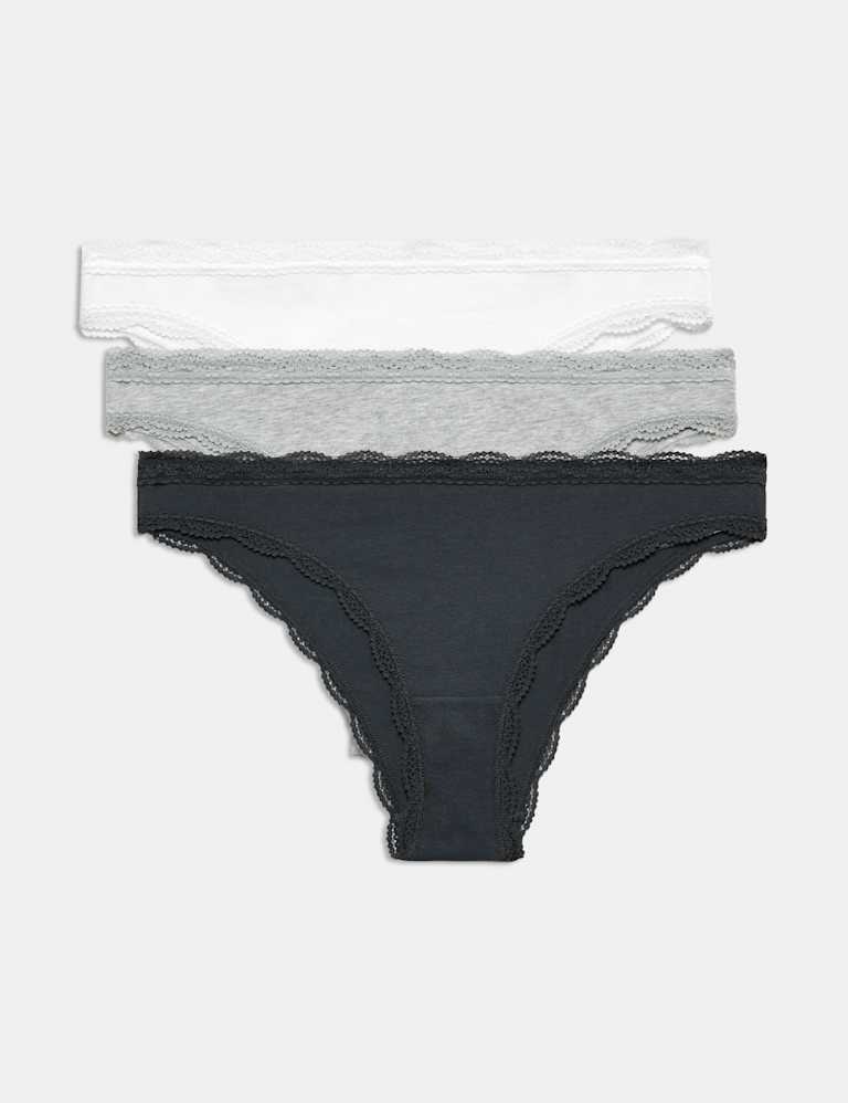 3pk Wired Plunge T-Shirt Bras Set A-E 1 of 6