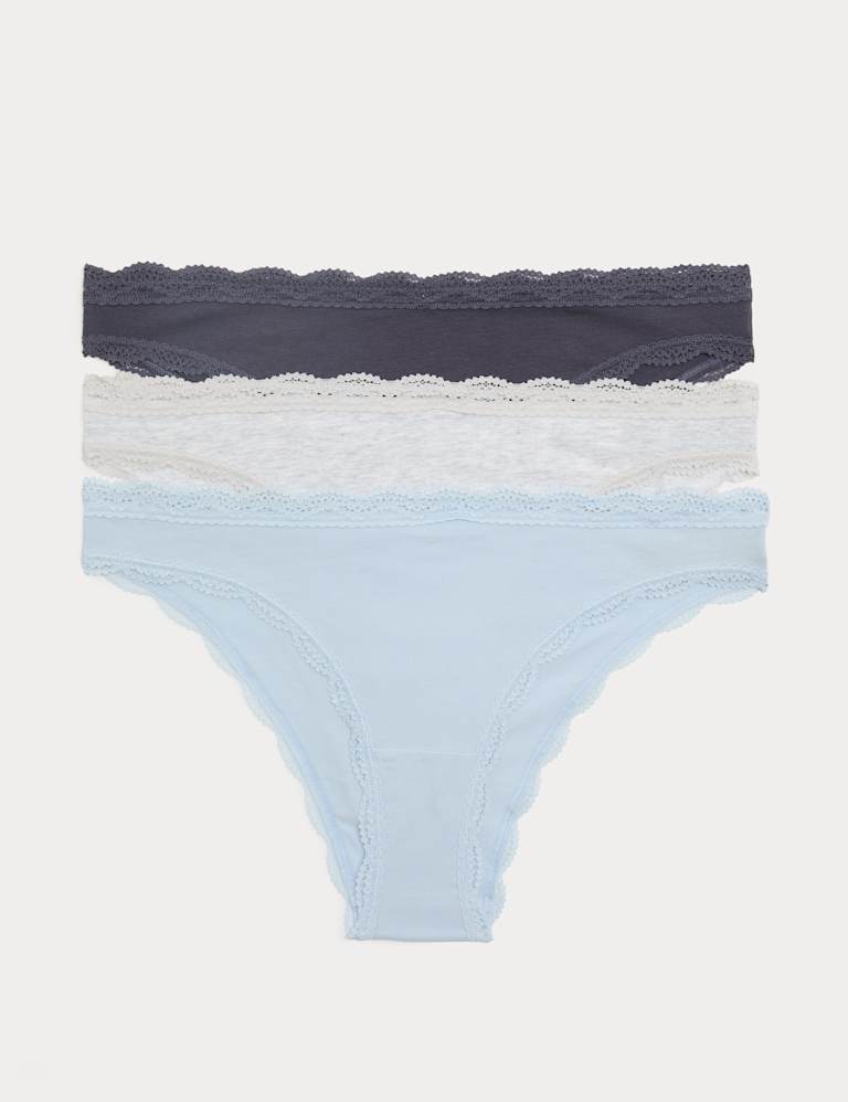 3pk Wired Plunge T-Shirt Bras Set A-E 1 of 6