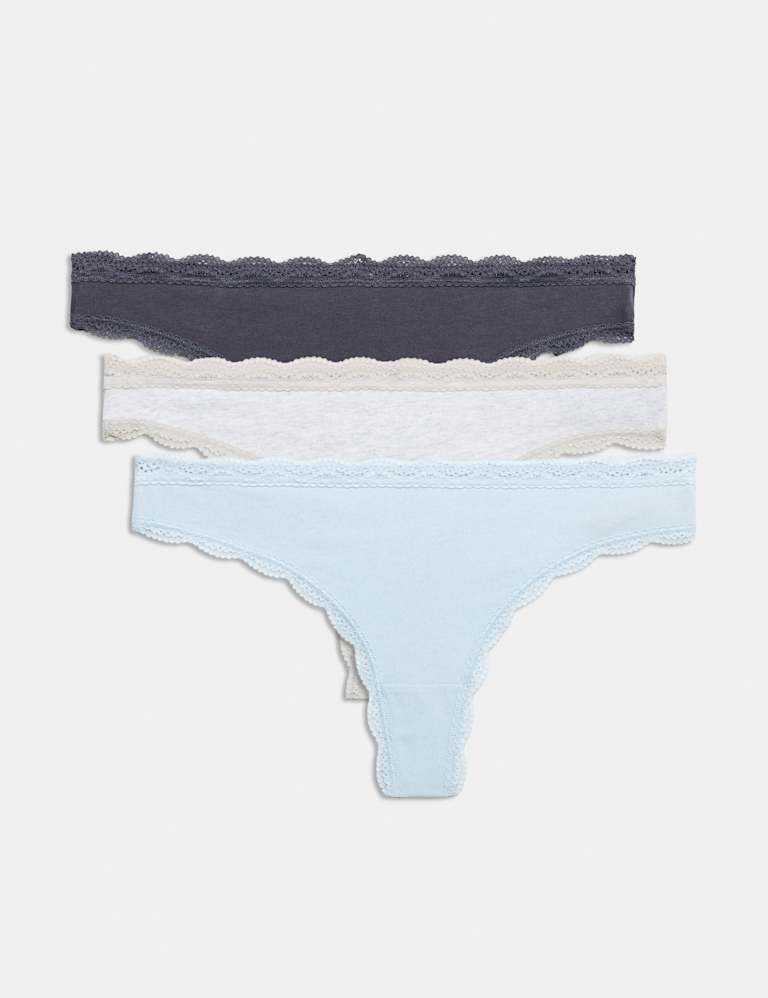 3pk Wired Plunge T-Shirt Bras Set A-E 1 of 6