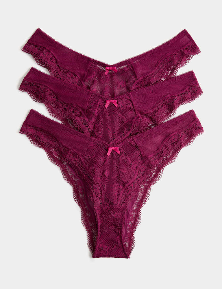 Jasmine Lace Wired Demi Cup Bra Set A-E 1 of 6