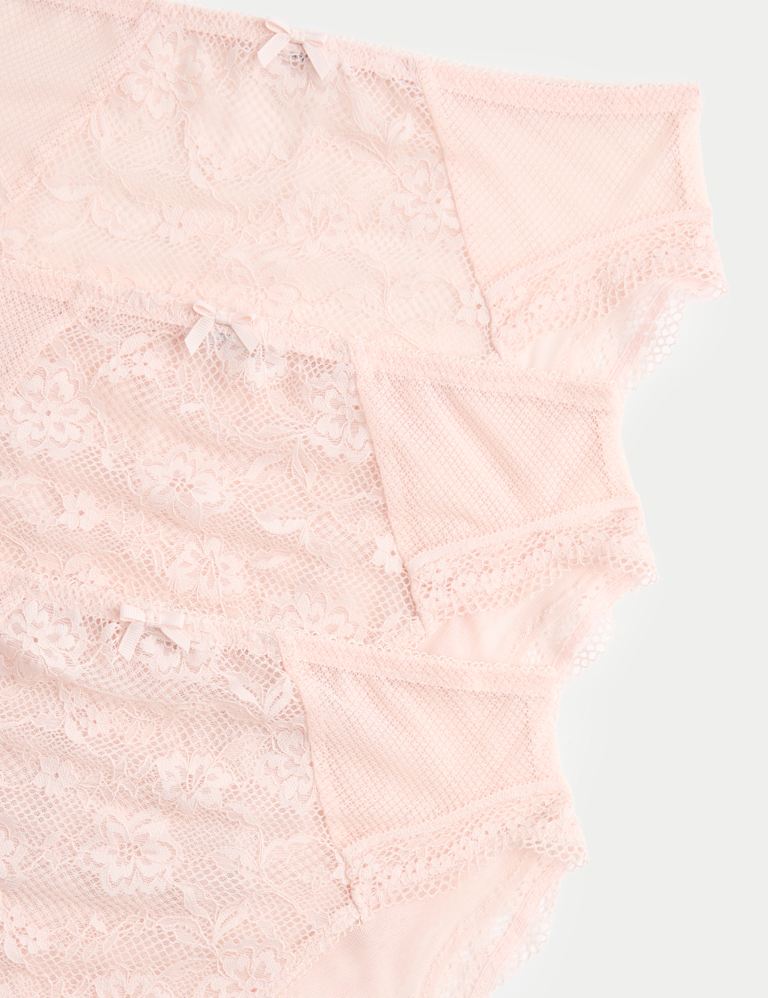 Jasmine Lace Wired Demi Cup Bra Set A-E 5 of 6