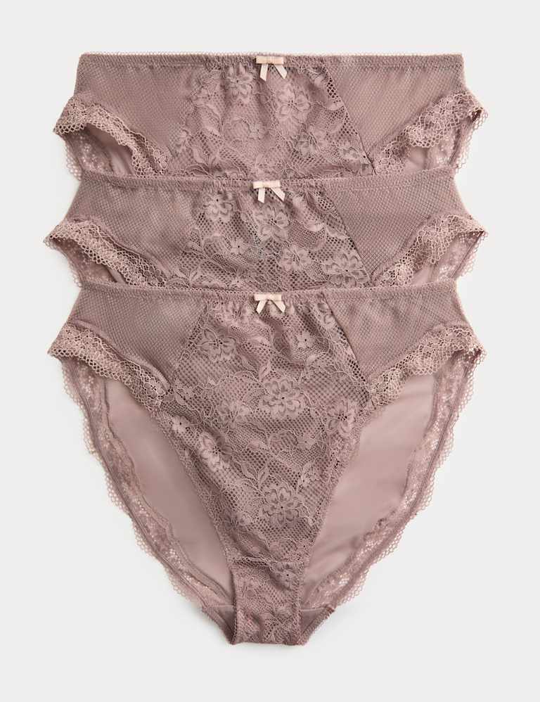 2 Pack Jasmine Lace Wired Balcony Bras Set A-E 1 of 6