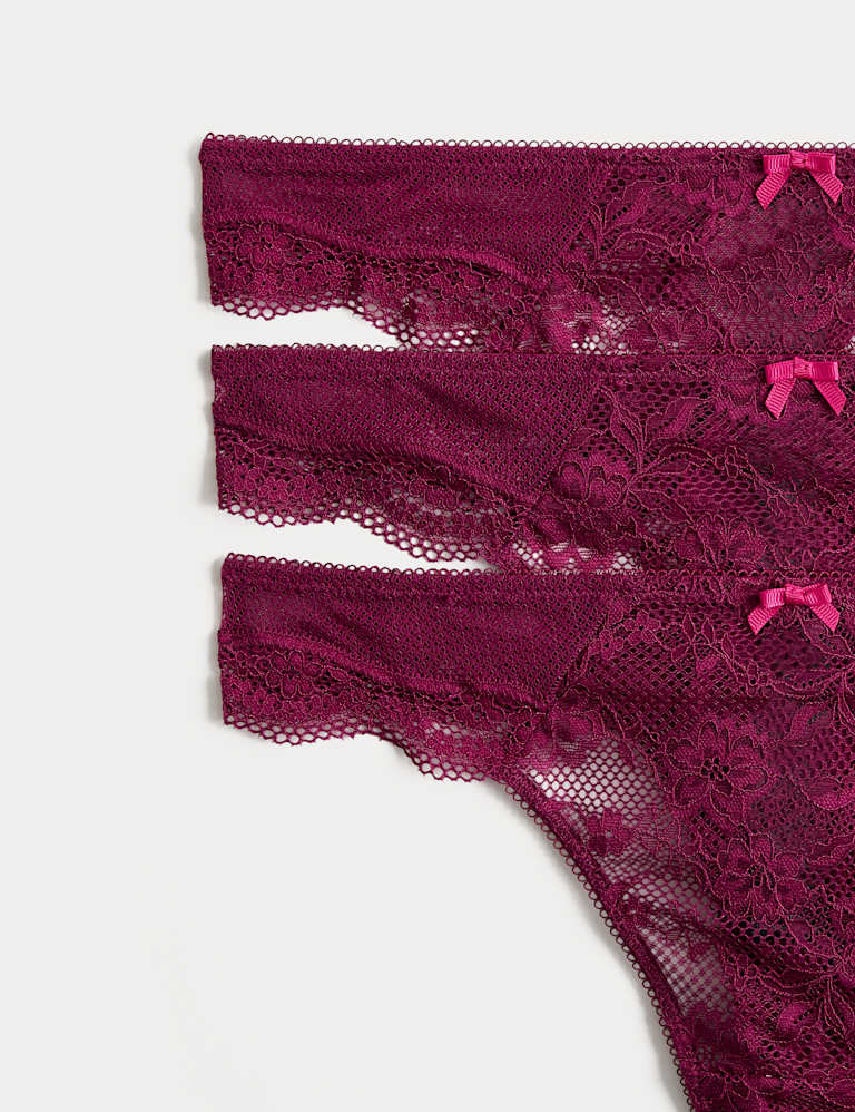 Jasmine Lace Wired Balcony Bra Set F-H 6 of 6