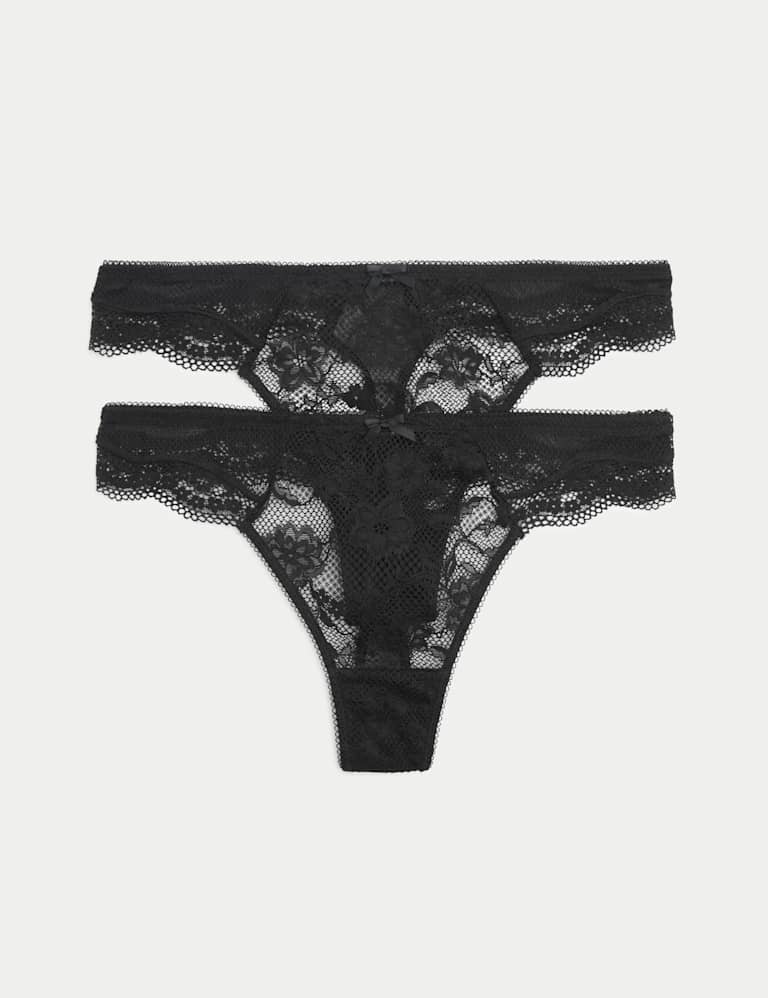 Jasmine Lace Wired Balcony Bra Set A-E 1 of 6