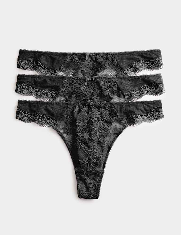 Jasmine Lace Wired Plunge Bra Set A-E 1 of 6