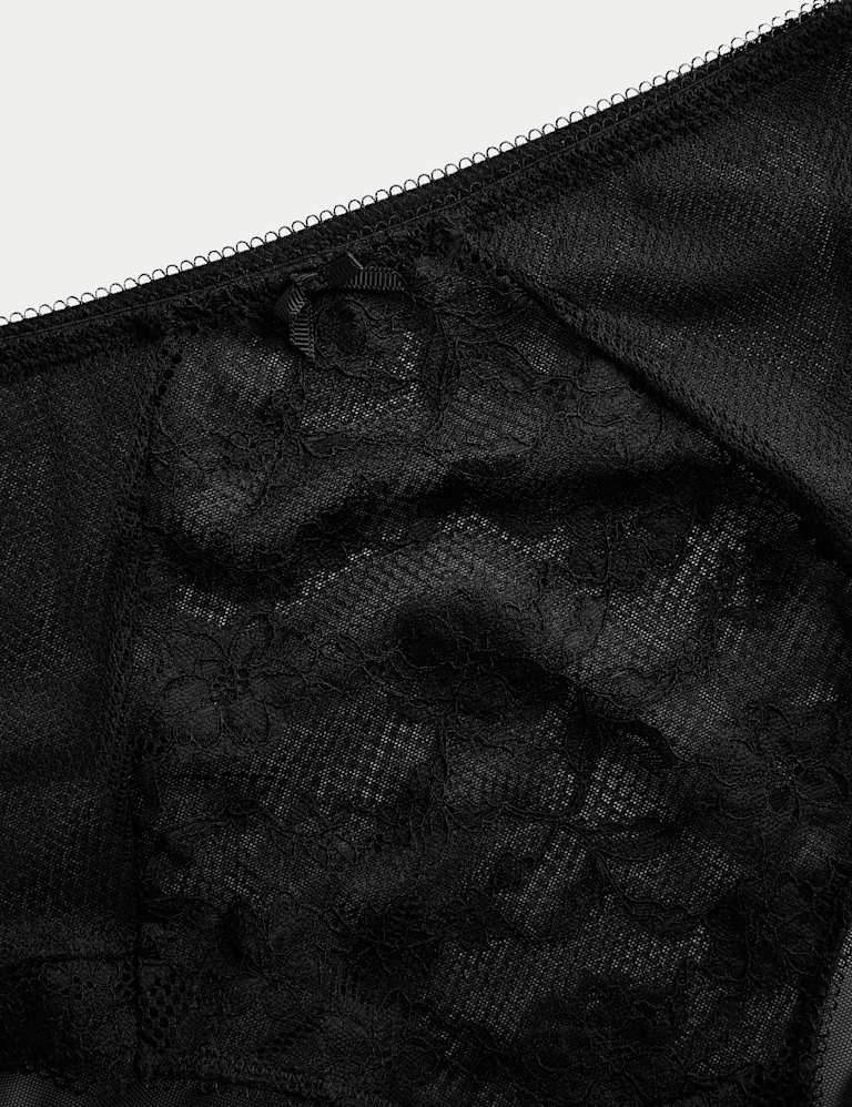 Jasmine Lace Wired Demi Cup Bra Set A-E 5 of 5