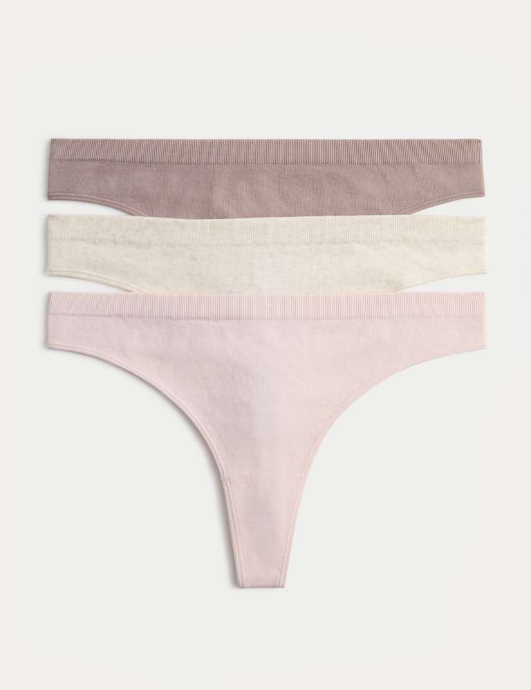 2 Pack Seamfree Wired Demi Cup Bras Set A-E 1 of 6