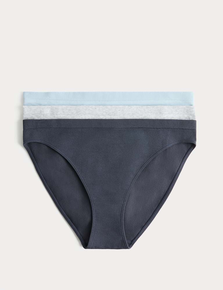 3pk Seamless Non Wired Crop Tops Set 1 of 6