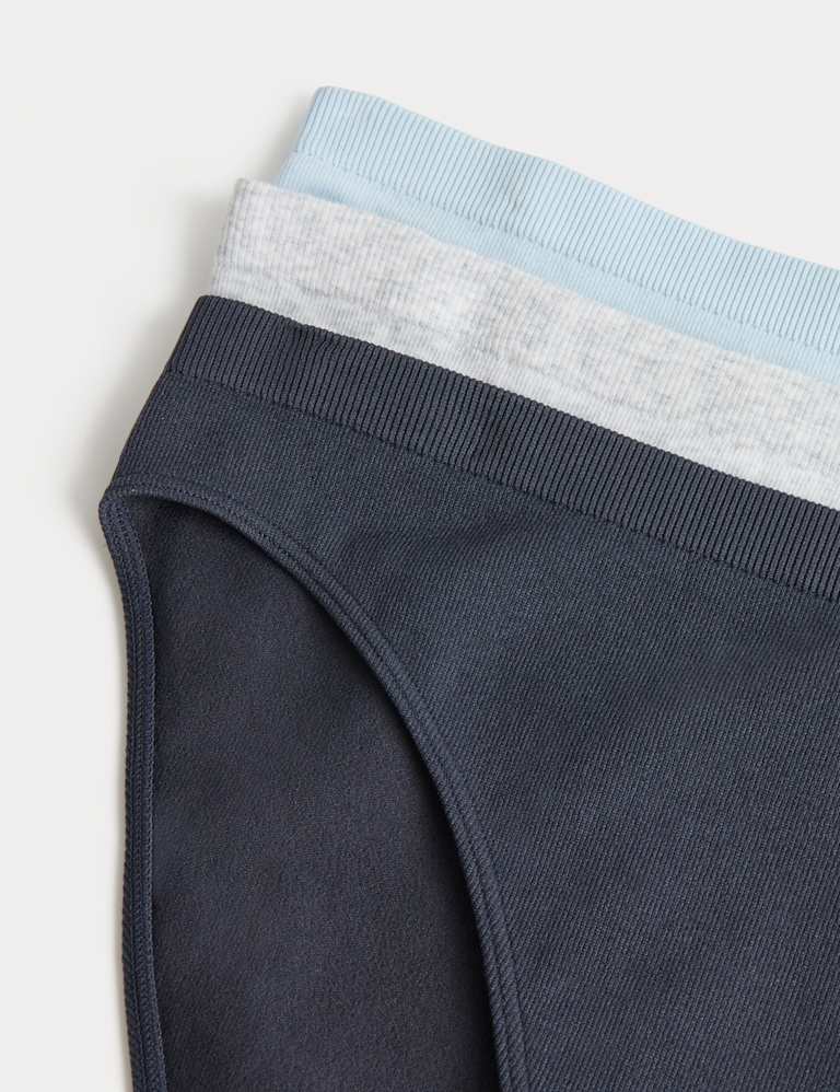 3pk Seamless Non Wired Bralettes Set 5 of 6