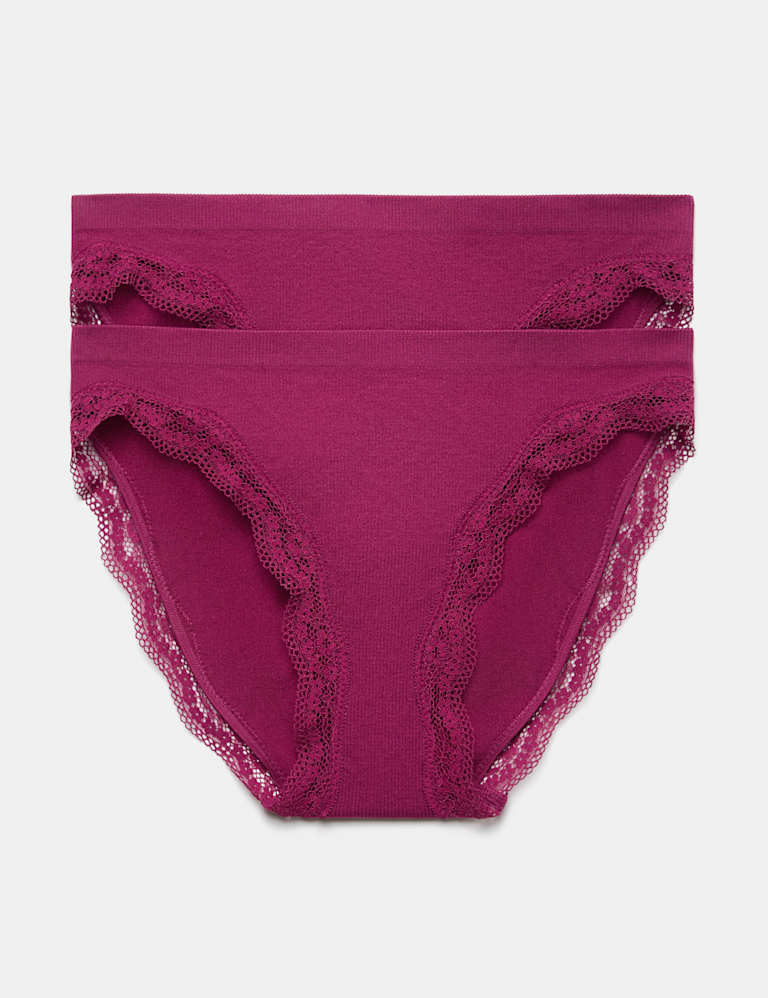 Jasmine Lace Seamfree Non Wired Plunge Bra Set A-E 1 of 6