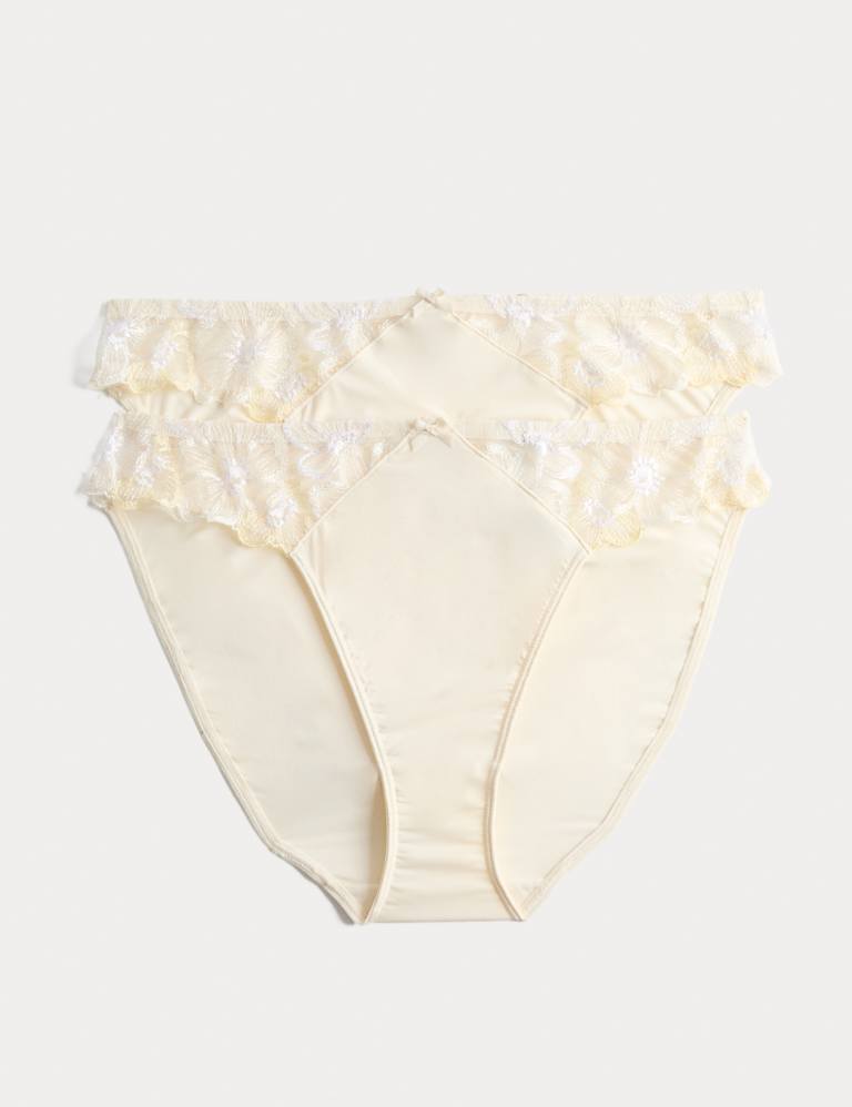 Embrace Embroidered Wired Full Cup Bra Set A-E 1 of 6
