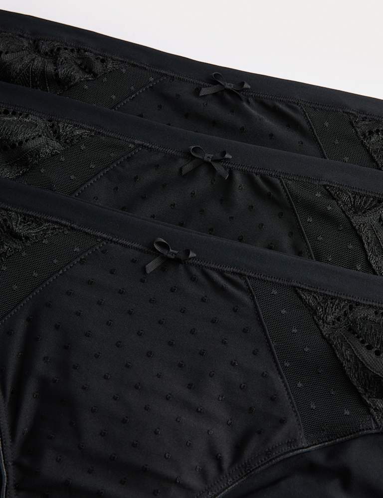 Mesh Wired Extra Support Bra Set F-J 5 of 5