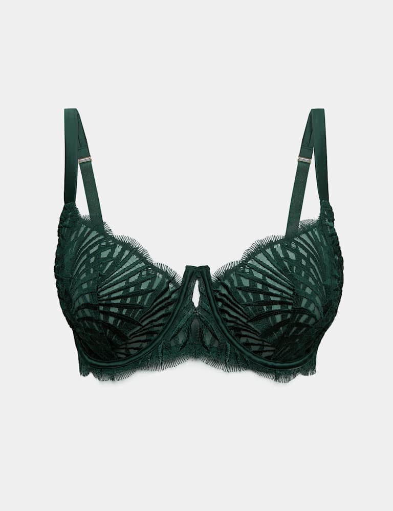 Reverie Embroidery Non-Padded Balcony Bra Set F-H 2 of 6