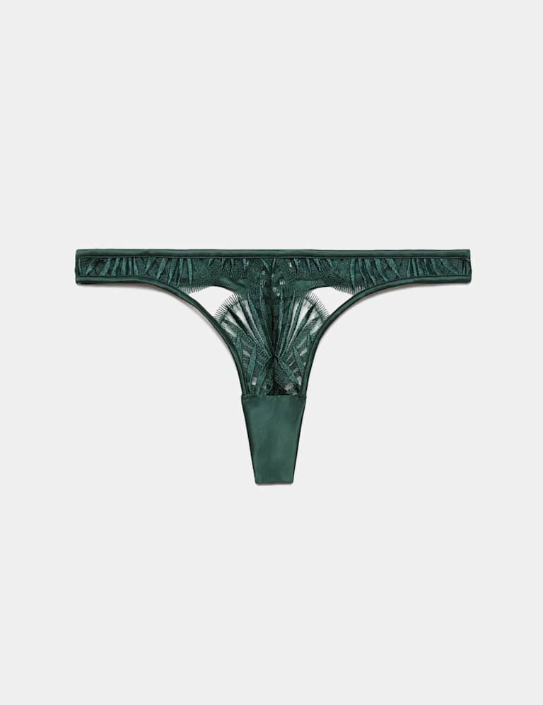 Reverie Embroidery High-Neck Plunge Bra Set A-E 3 of 6