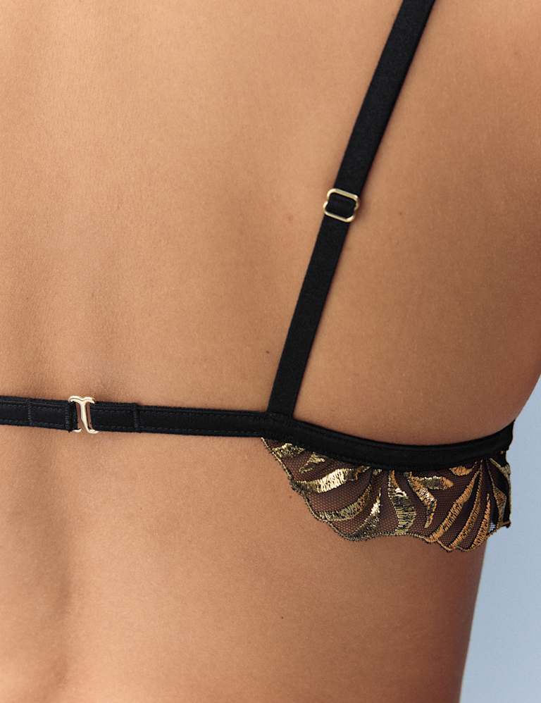 Enigma Embroidery Bralette Set 6 of 6