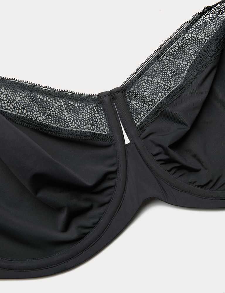 Boston Microfibre Wired Minimiser Bra Set C-G 4 of 6