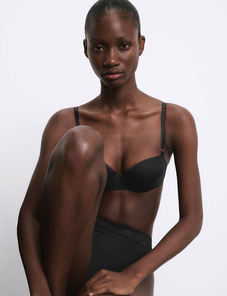 Boston Microfibre Wired Push Up Balcony Bra Set 6 of 6