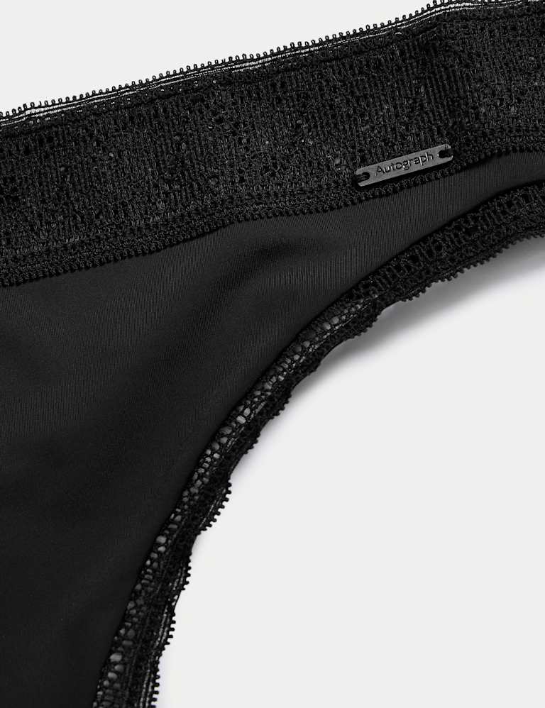 Boston Microfibre Lace Trim Wired Plunge Bra Set 5 of 6