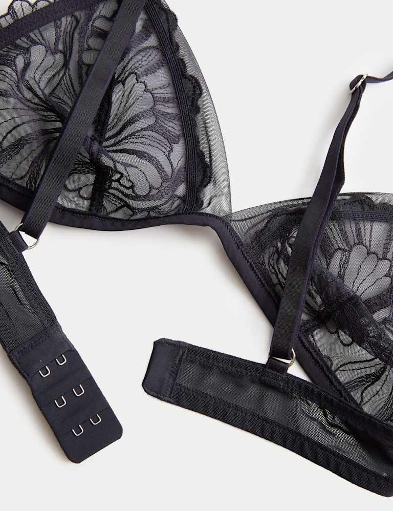 Monaco Embroidery Non Wired Bralette Set A-E 5 of 5