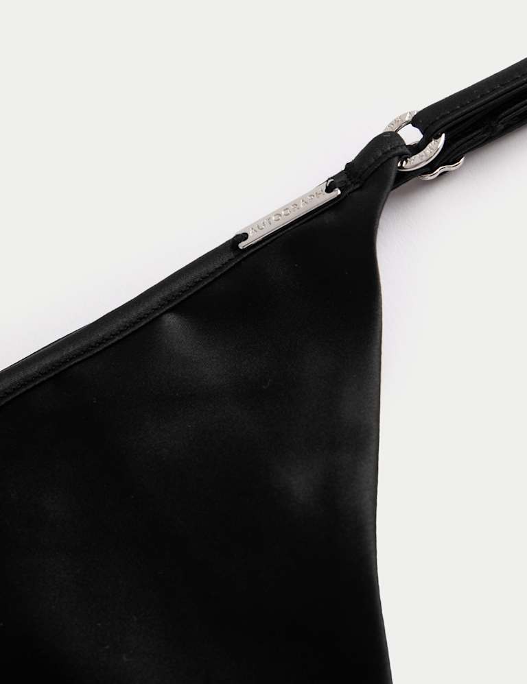 Black Label Satin Bralette Set 5 of 6